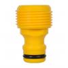 Hozelock BSP Male Thread Accessory Adaptor Yellow 0.75-Inch 2289P9000