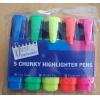 Chunky-Tip Highlighter Pens Pack of 5