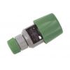 Kingfisher Durable Plastic Multi Tap Connector Grey and Green 622CP | Connects to Most Indoor Domestic Taps