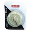 Apollo Sink and Bath Plug With Chrome Chain White Universal Size 9923