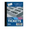 Just Stationery 1-1000 Numbered Cloakroom and Raffle Tickets Assorted Colours 8001