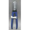 Amtech Hardened Steel Blade Tin Cutter Metallic Silver and Blue 10-Inch B2200
