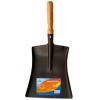 Blackspur Heavy Duty-Metal Dust Pan With Wooden Handle Black DP200