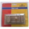 Sterling Champagne Finish Standard Door Style Night Latch With Two Keys And Cylinder Brass PHNLS601