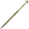 Timco Classic Multi-Purpose Woodscrews Gold 6.0mm x 120mm Pack of 100 60120CLAS | Double Countersunk | Single Coarse Thread | Slash Point