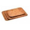 16" x 12" Rectangular Woven Wood Tray
