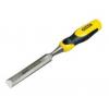 Stanley DynaGrip Bevel Edge Carbon Steel Chisel with Strike Cap Yellow and Black 20mm STA016878