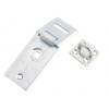 Henry Squire No 45 Hardened Steel Shed Hasp and Staple With Pinless Hinge Metallic Silver L 114mm x W 38mm HSQ45C