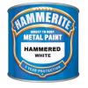 Hammerite Direct to Rust Hammered Finish Metal Paint White 250ml 5084836