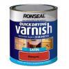 Ronseal Satin Finish Quick Drying Mahogany Varnish 250ml