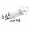 Kitchen Craft Cake Decoration Icing Set With Six Nozzle White KCICING6