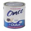 Dulux Once One Coat Satinwood Paint For Wood and Metal Pure Brilliant White 2.5Ltr 5091096