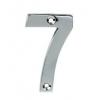 Securit Numeral Number Seven Chrome 75mm S2967