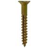 Countersunk Slotted Head Woodscrews Brass 1.1-Inch x 2-Inch 30281