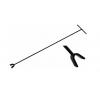Amtech T-Handle Stop Cock Key Black 97cm C3200 | V-Shaped End | Durable Steel Construction