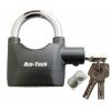 Amtech Heavy Duty Alarm Padlock Black 65mm T2310 | Supplied with 3 Keys