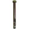 Hexagonal Bolt Sleeve Anchors Pack Bright Zinc Plated 10mm x 100mm 4Pk 35549