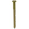 Round Head Woodscrews Brass 4mm x 50mm 4Pk 30302