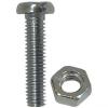 Bulk Hardware Slotted Pan Head Machine Screw Bright Zinc Plated 8mm x 25mm Pack of 2 30112