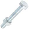 Zinc Plated Hex-Head Nuts &amp; Bolts 10mm x 50mm Pack of 15