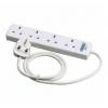 Draper 4-Way Extension Lead - 72716