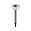 Stainless Steel With Colour Changing Solar Garden LED Lamp Silver NAH1852