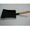 Inglenook Heavy Duty Metal Shovel With Wooden Handle Black 7-Inch FIRE108