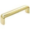 Securit S3632 Polished Brass Flatbow Pull Handle 76mm - Pack of 2