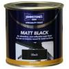 Johnstones Flat Matt Black Non Reflective Speciality Paints - 250ml