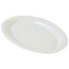 Whitefurze BPA Free Plastic White Oval Platter 42cm H21064