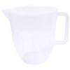 Whitefurze Plastic Measuring Jug with Handle and Spout Clear 19cm x 14cm x 13cm 2-Pint H01M010 | Durable and Lightweight | Ideal for Kitchen and Baking