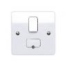 MK Logic Plus Double-Pole Switched Connection Unit White 13A K1040WHI 