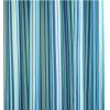 Croydex Blue Stripe Anti-Bacterial Textile Shower Curtain - AF650024