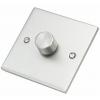 Select Ric One Gang Two Way Dimmer Switch Satin Chrome 400W DSL109