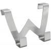 Fackelmann Inox Stainless Steel 'W' Shaped Door/Cupboard Hooks - 61240
