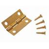 Bulk Hardware Solid Brass Mini Hinges 25mm 2Pk 30806