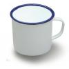 Falcon Enamel Drinking Mug White 9cm 500ml 155g 50009 | Mug for Indoor and Outdoor Activities | Resusable and Portable