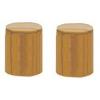 Select Hardware Woodgrain Concealed Fixing Door Stop Light Brown 61440