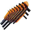Amtech Hex Key Set Black Pack of 10 I8770 | Anti - Rust Black Oxide Coating | Assorted Hex Keys | Plastic Storage Holder