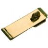 Securit Hasp and Staple Brass 75mm S1464