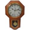 Acctim Woodstock Grain &amp; Pendulum Effect Quartz Wall Clock