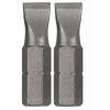 Black and Decker Piranha Screwdriver Bits to Fit Slotted Screws Zinc-Plated 6mm 2Pk X61003