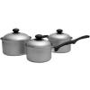 Sabichi Assorted Size Easy Clean Pan Set Silver 3Pk 56146