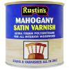 Rustins Satin Finish Mahogany Polyurethane Varnish 500ml POSM500