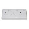 3 Gang Converter Switched Socket Outlet