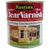 Rustins Quick Dry Outdoor Varnish Gloss Clear 500ml EAVG500 | Long lasting Wood Protection | UV Protection | Low Odour