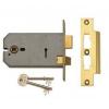 Union Satin Chrome Horizontal 3 Lever Mortice Lock