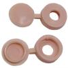 Beige Screw Caps & Covers Pack of 50 Beige Screw Caps & Covers Pack of 50