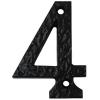 Securit Heavy Duty Antique Numeral Number Four 75mm S3354 