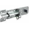 Securit Heavy Duty Galvanized Metal Padlock Bolt Metallic Silver 150mm A1428 